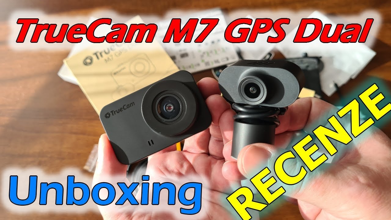 TrueCam M7 GPS DUAL | unboxing | montáž kamery do auta | recenze | cz | kamera do auta