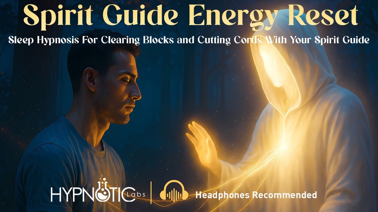 Sleep Hypnosis For Cord Cutting, Clearing Blocks and Negativity With Your Spirit Guide and Intuition