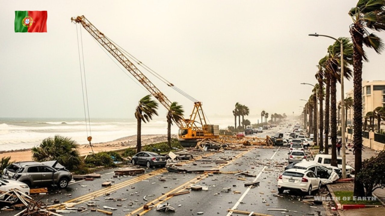 Chaos in Spain ! Storm Marta Giant Flood Today Submerges Andalusia!