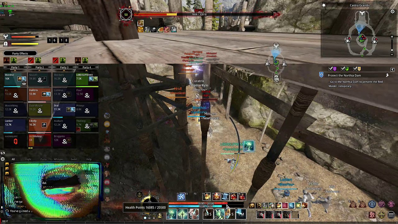 [Bless Online] [F2P] Siege of Castra Paladin PVP 2018 12 04 21 09