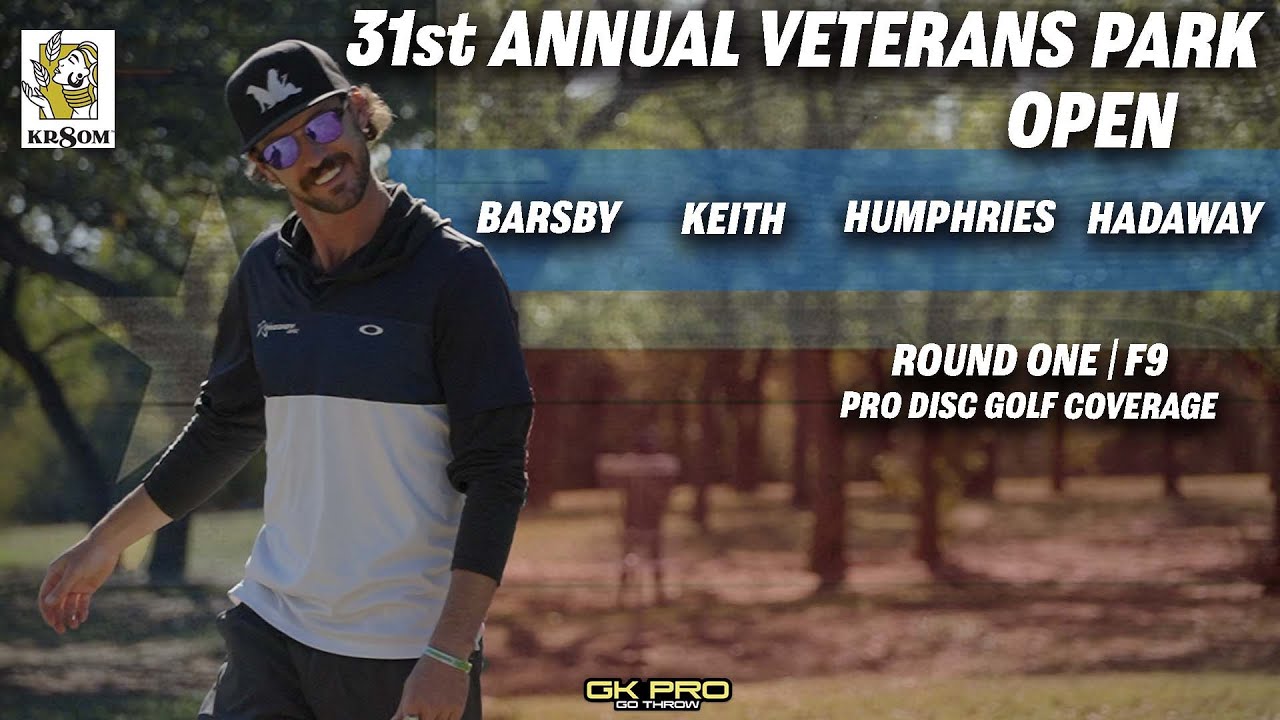 31st Veterans Park Open | RD1 F9 | Barsby, Keith, Humphries, Hadaway | 2021 | GKpro | Disc Golf