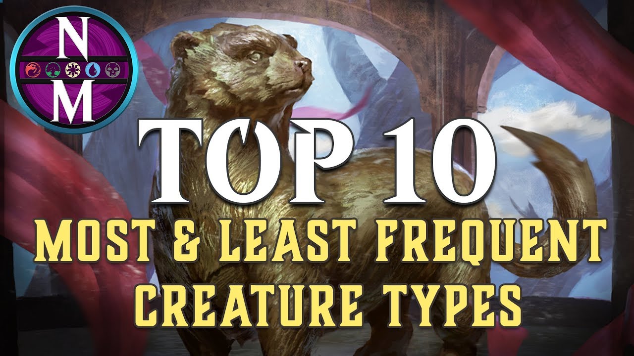 Топ-10 MTG: наиболее и наименее распространённые типы существ | Magic: the Gathering | Эпизод 171
