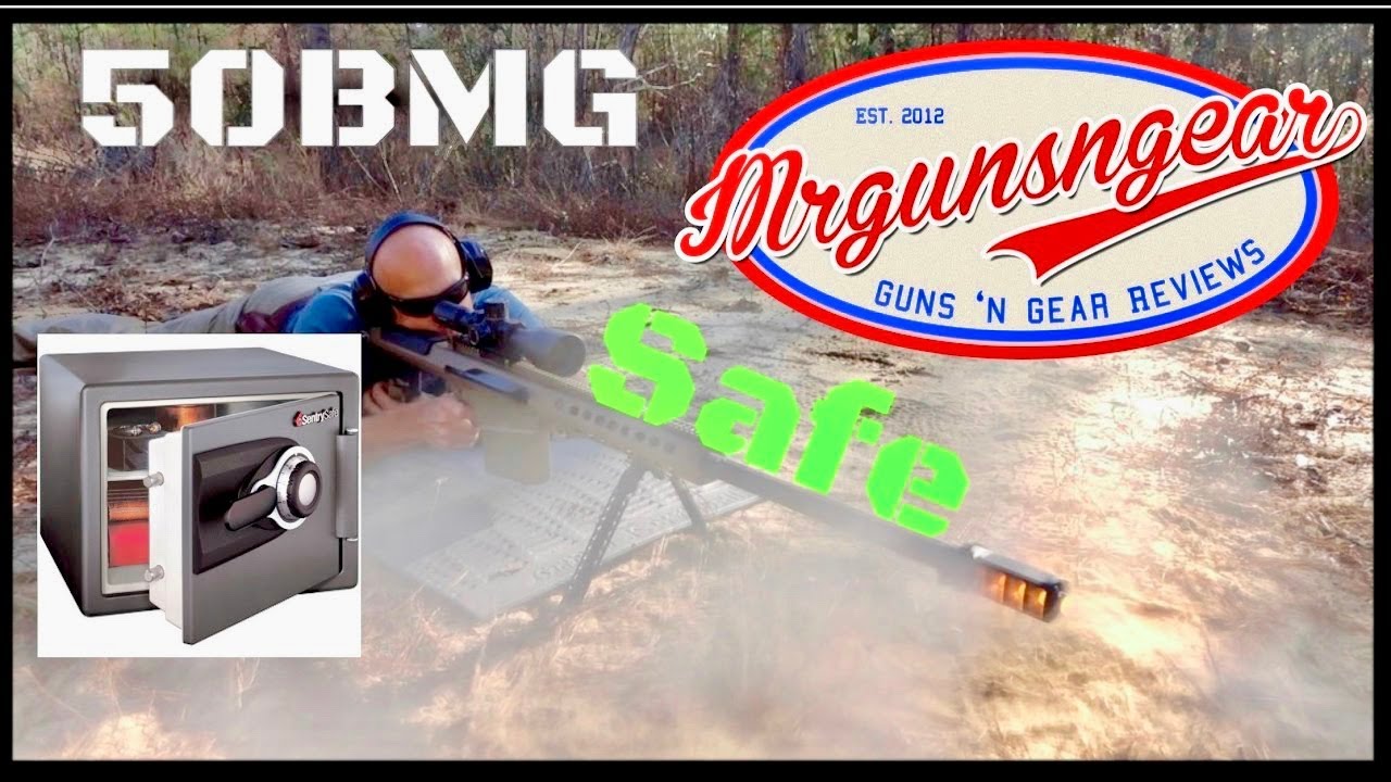 Barrett M107A1 50 Cal vs. A Cheap Walmart Safe? (HD)
