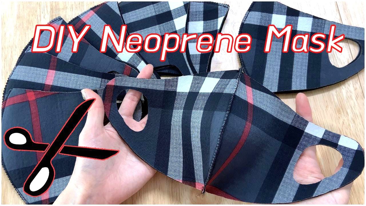EASY DIY Neoprene FaceMask / Cut Fabric / Mask Pattern (Adults&Kids) / Simple & Easy