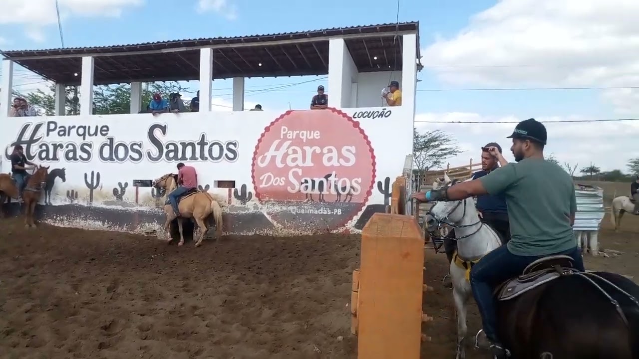 Derrubando o boi parque haras santos Queimadas PB 