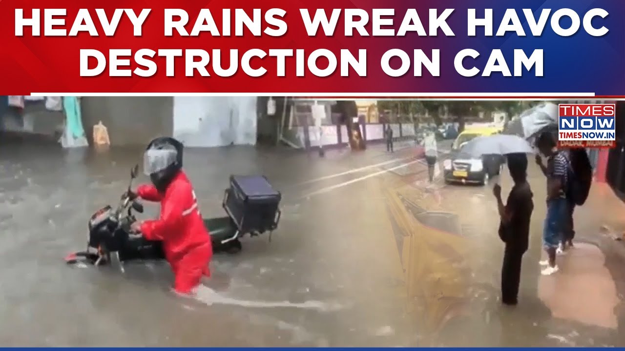 Monsoon Fury Batters Several States | Trail of Destruction On Camera, Transport Chaos & Loss of Life