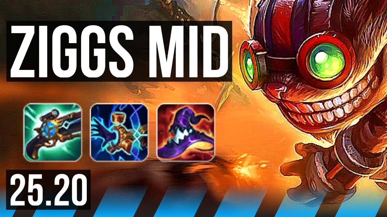 ZIGGS vs ORIANNA (MID) | 11/0/5, Legendary | EUW Master | 25.20