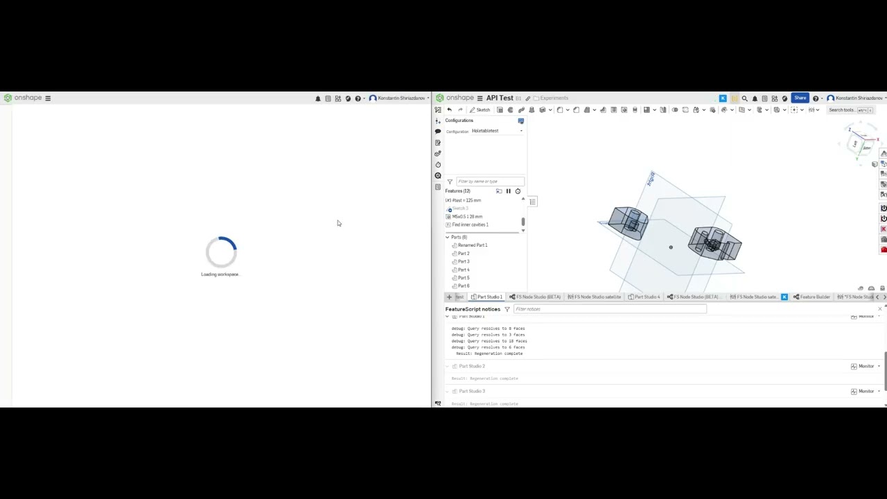 FS Node studio cavity detection feature