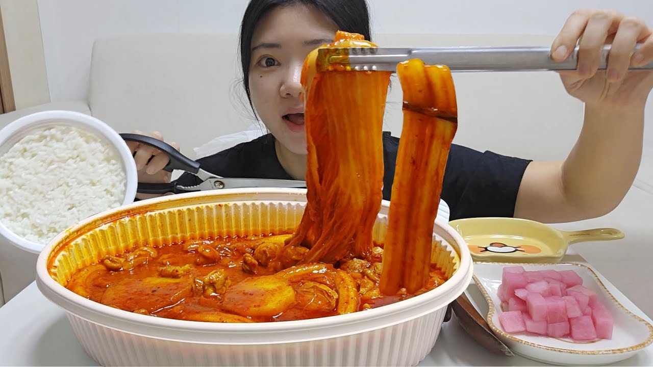다이어트 중 치팅14 | 한우실비두찜 먹방 ASMR / 대창