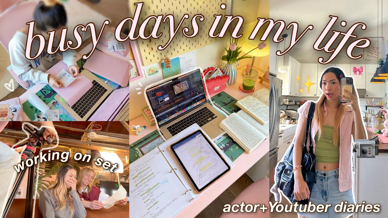 VLOG💌 Busy Week in My Life as a 23 year old Actress & Content Creator✨📹