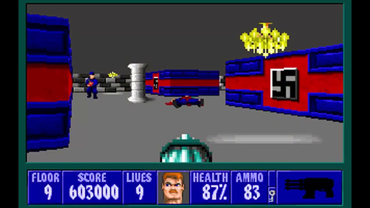 Super Shareware Wolf 2: The Extra Levels - Level/Niveau 9