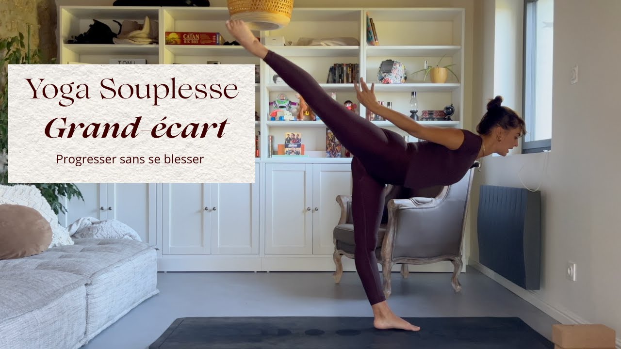GRAND ÉCART SANS SE BLESSER / Vinyasa 45 min (Intermédiaire) | Souplesse de Danseuse