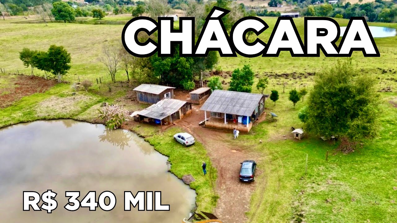 CHÁCARA À VENDA em FLOR DO SERTÃO, SC. ÓTIMA DE ÁGUA R$340MIL