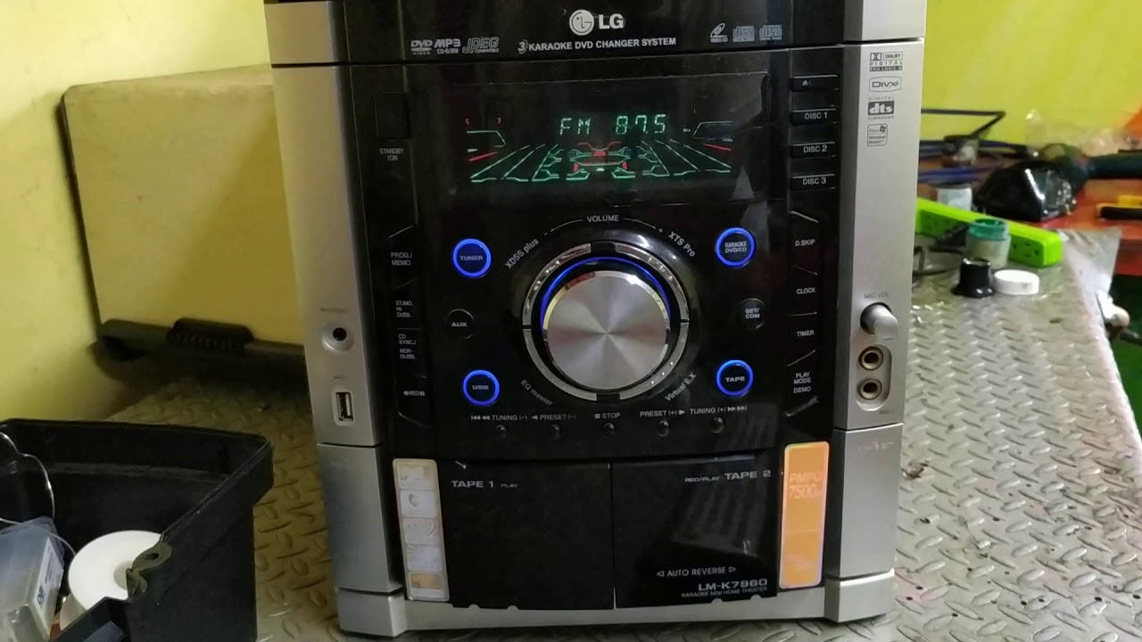 reset de estero lg con falla de audio