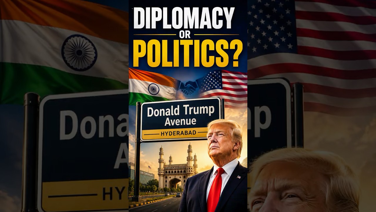 Donald Trump Avenue in Hyderabad! Smart Diplomacy or Political Drama? UPSC