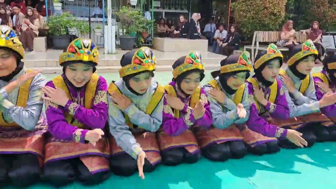 Tari Saman Ekskul SMAN 114 Jkt diacara MPLS 10 Juli 2024