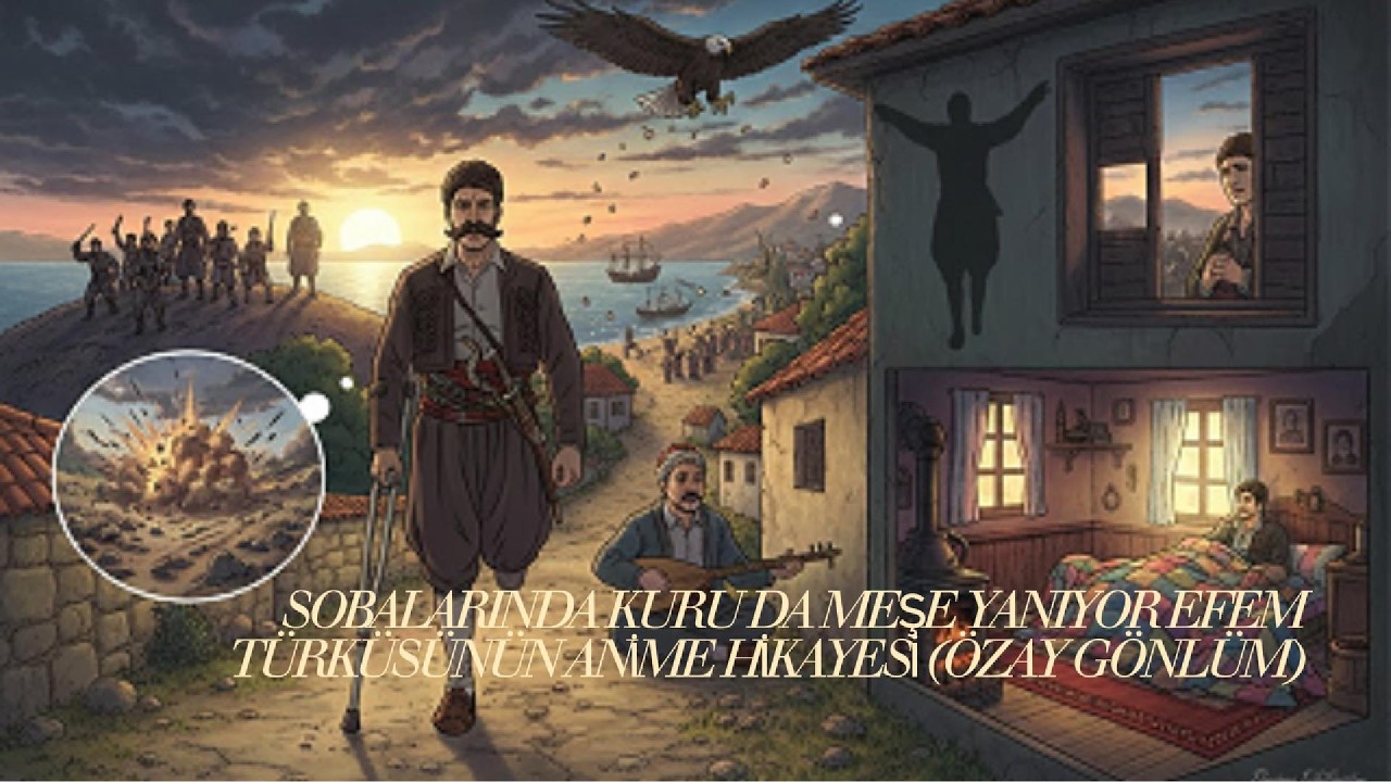 SOBALARINDA KURU DA MEŞE YANIYOR EFEM ÖZAY GÖNLÜM