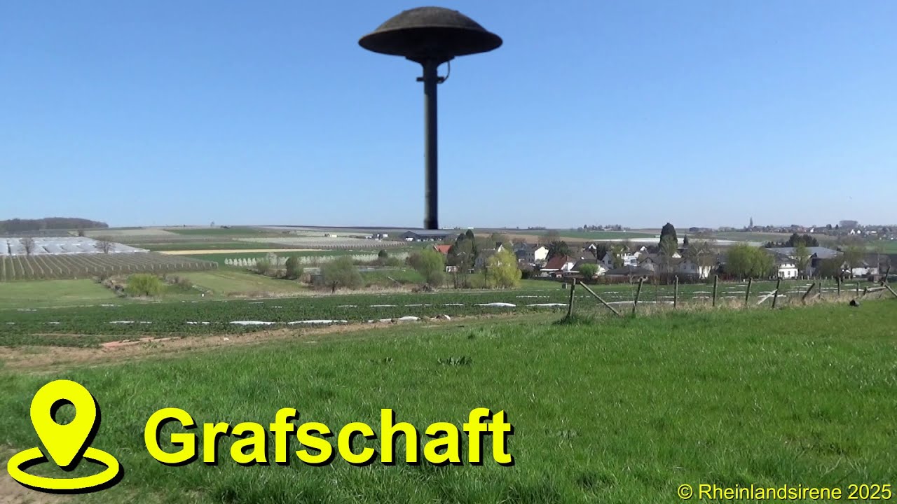 Sirenenalarm mit Fehlfunktion | Probealarm E57-Sirenen Gemeinde Grafschaft