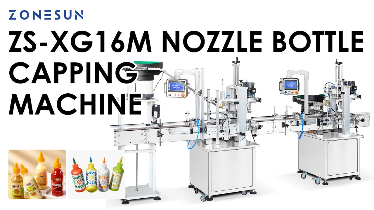 ZONESUN ZS-XG16M Automatic Nozzle-Tip Twist-Top Bottle Capping Machine