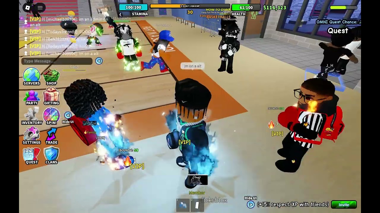 acting like a admin in fight in a school
