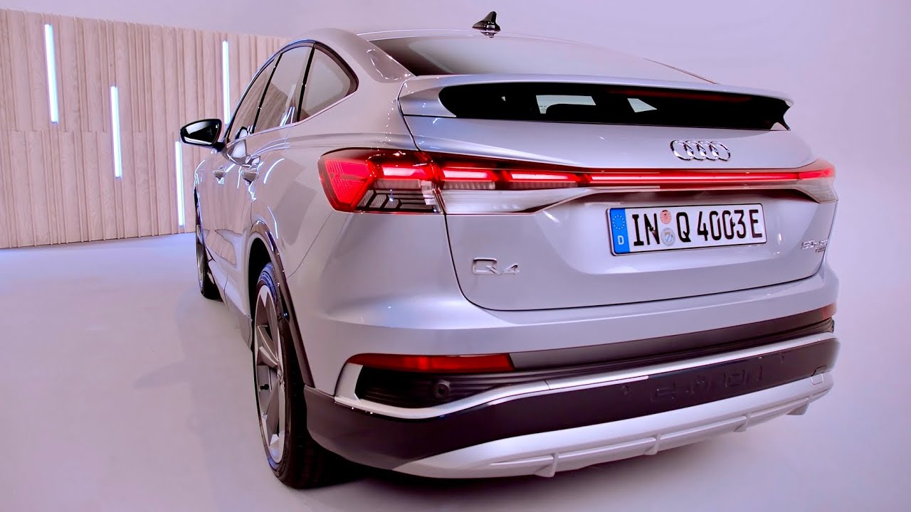 НОВЫЙ Audi Q4 Sportback e-tron 2022 - ПОЛНОЕ ОБЪЯВЛЕНИЕ (вождение, звук, экстерьер и интерьер)