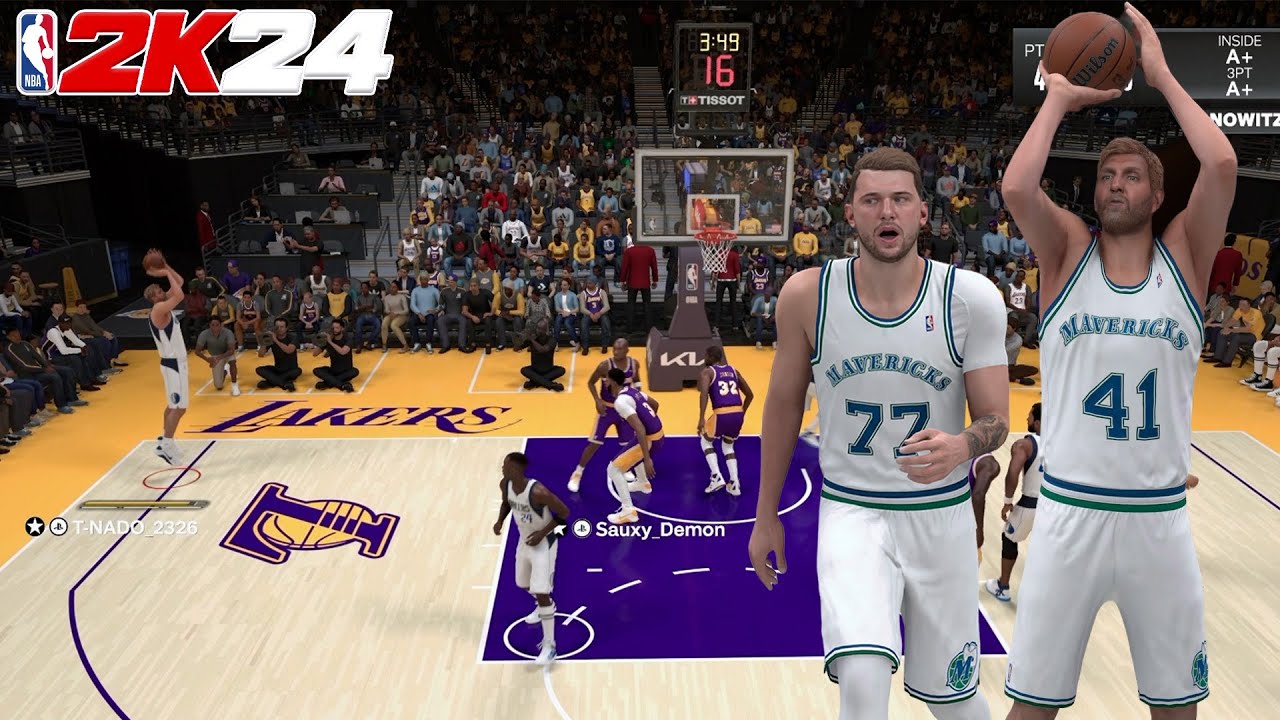 Getting Revenge For The Mavs With Luka And Dirk | NBA 2K24 Play Now Online