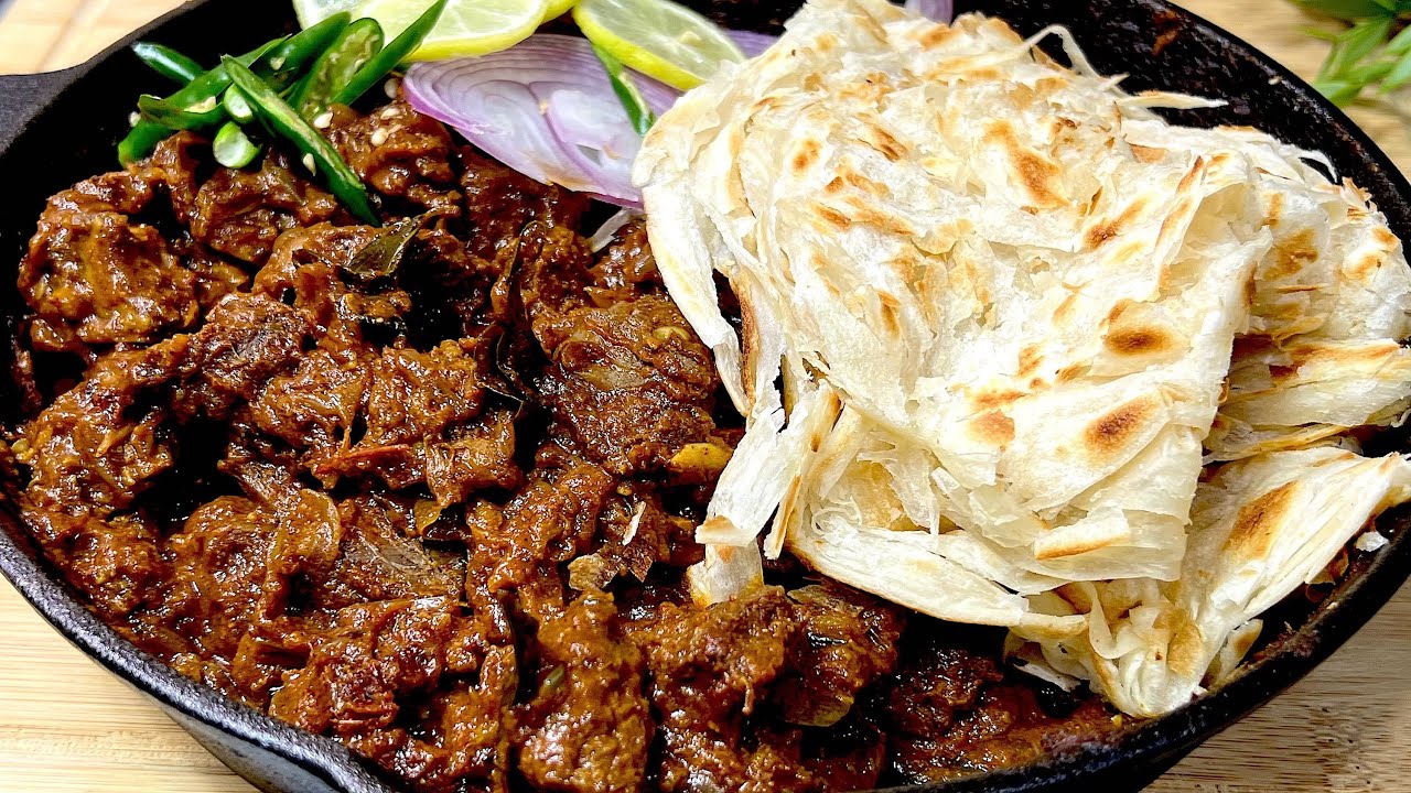 പൊറോട്ടക്ക് ബീഫ് ഇത്പോലെ വരട്ടി നോക്കൂ👌😋 | Thattukada Style Beef Roast | Thani Nadan Beef Recipe