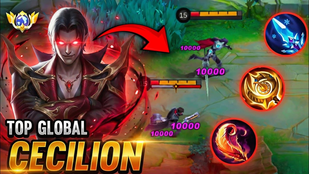 TOP GLOBAL CECILION BEST ONE HIT BUILD 2026 🔥 | INSANE DAMAGE! 100% BROKEN?