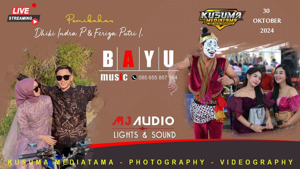 🔴Live Campursari BAYU MUSIC | Ngunduh Mantu DHIKI & FERIZA | Koripan Bungkal Ponorogo | MJ Audio
