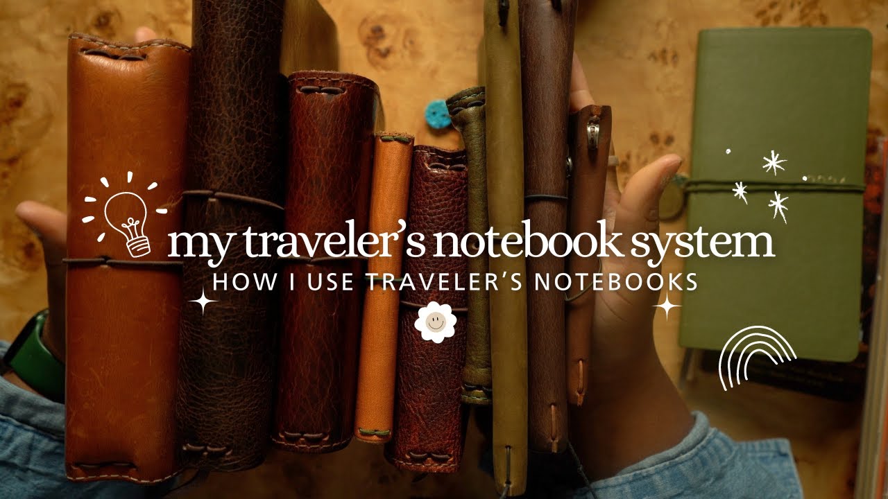my travelers notebook system | traveler's company and chic sparrow