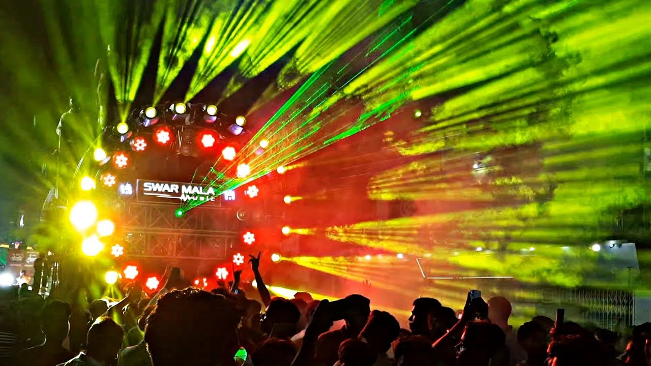 Salaam Rocky Bhai 🔥🔥 | Swarmala Dj  Laser Show Extreme Bass | Bilaspur Jhanki 2021 #salaamrockybhai