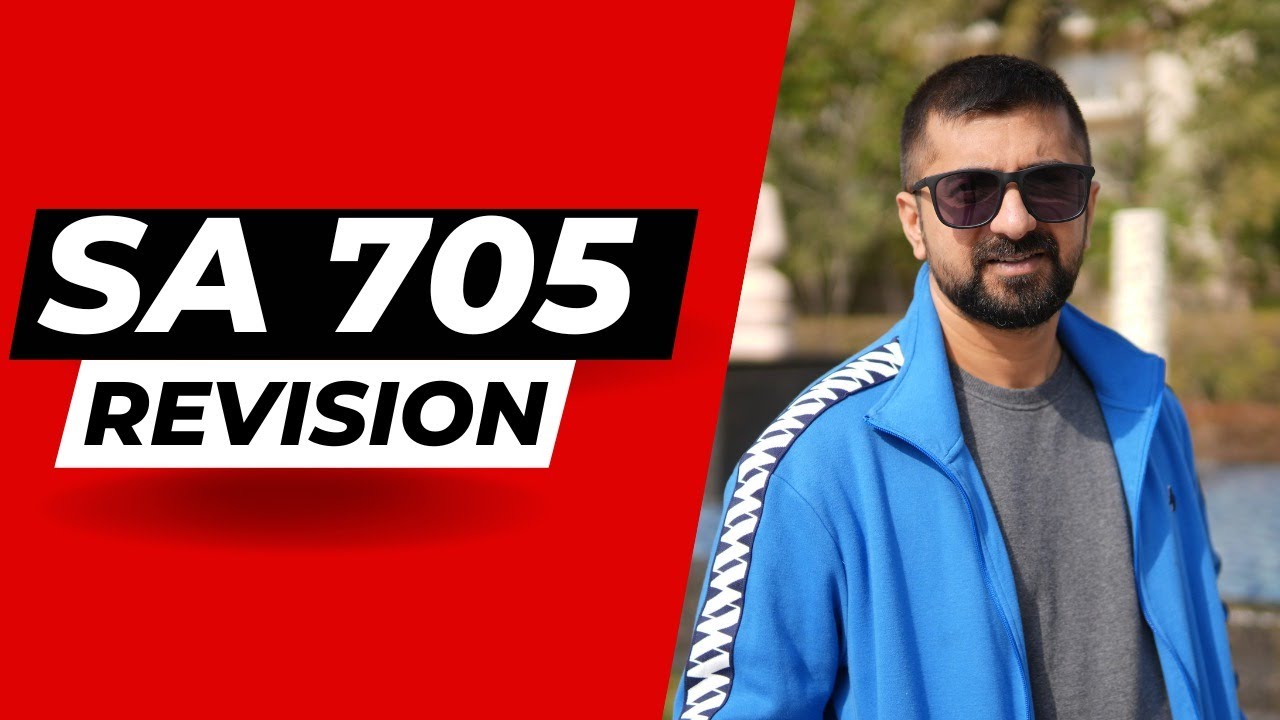 SA 705 Revision | 11 Minutes | CA Final Standards of Auditing Revision | Neeraj Arora