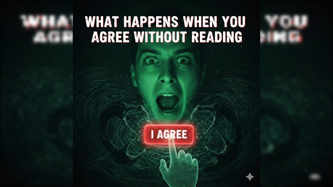 What happens when you Agree to the Terms and Conditions without reading.