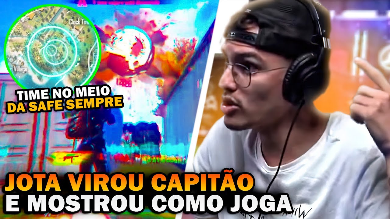 JOTA entrou como capitão nessa partida e passou a call e mostrou porque é o maior coach do FREEFIRE!