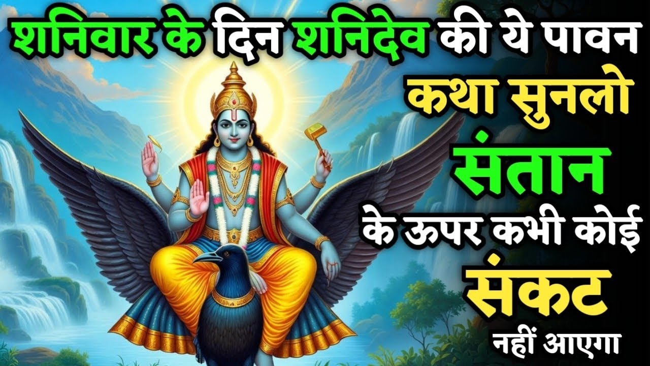 शनिवार को शनि देव की यहां पावन कथा सुनलो संतान के ऊपर कभी कोई संकट नहीं आएगा | Shanivar Vrat Katha 