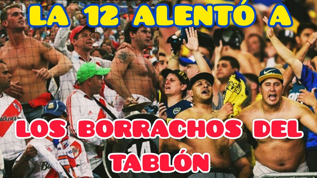 CUANDO LA 12 ALENTÓ A LOS BORRACHOS DEL TABLÓN!!! 😳😳😳