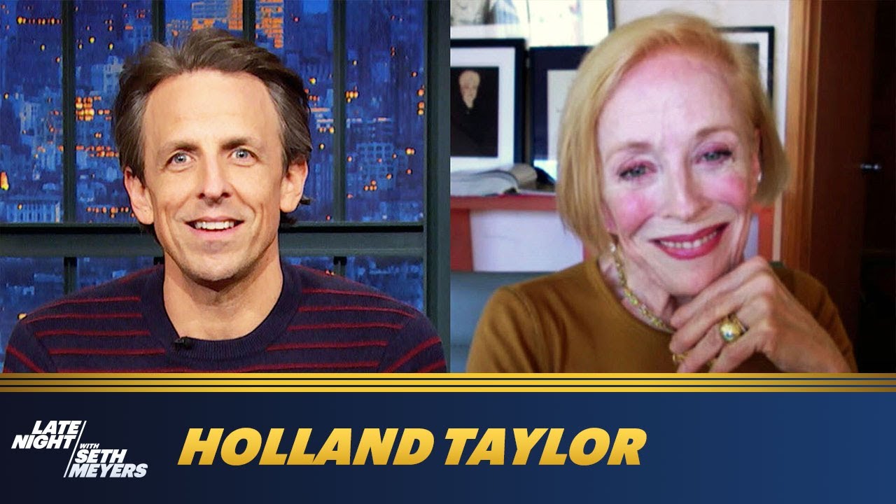 Holland Taylor and Seth's Dog Frisbee Are Obsessed with Each Other
