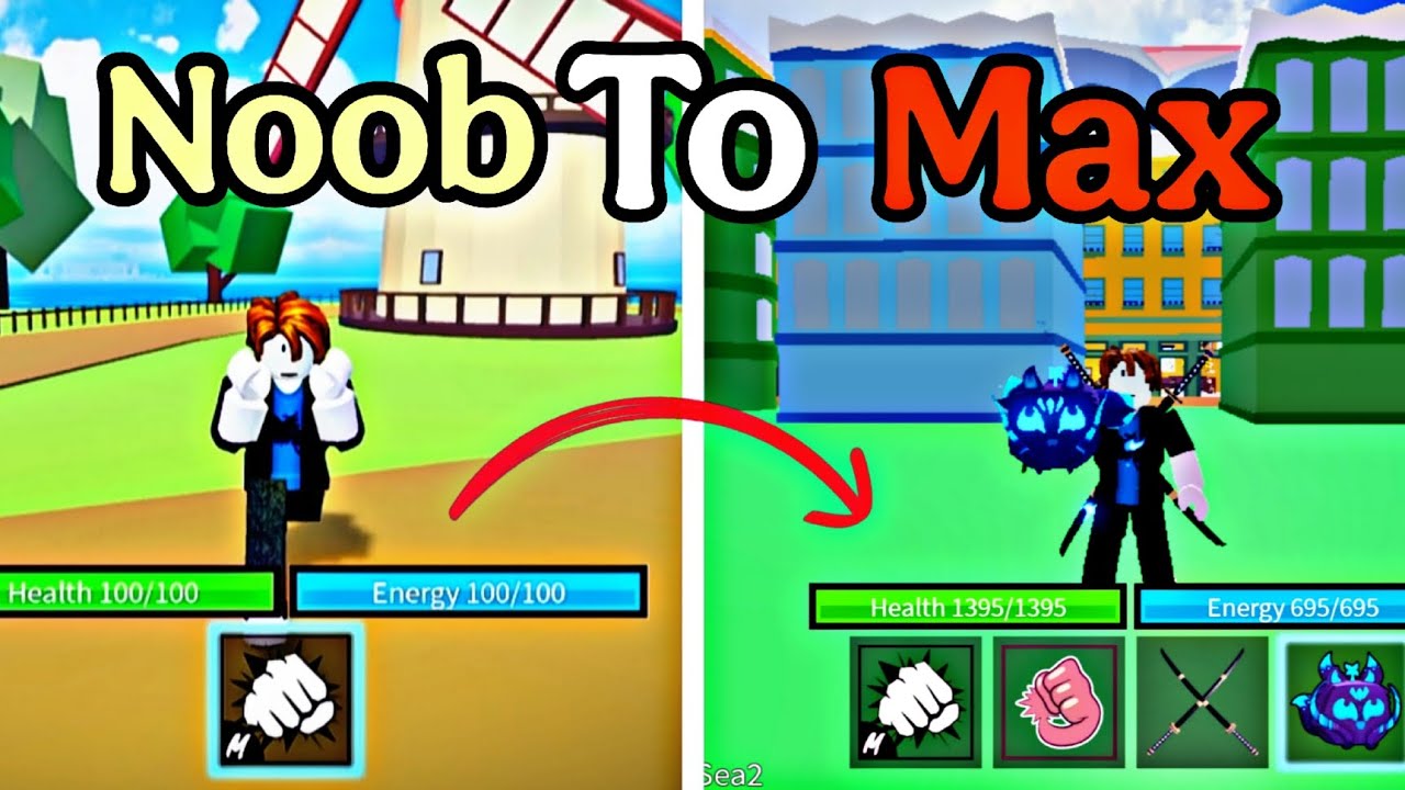 Noob to Max but every 50 level I have to roll a fruit Bloxfruits 