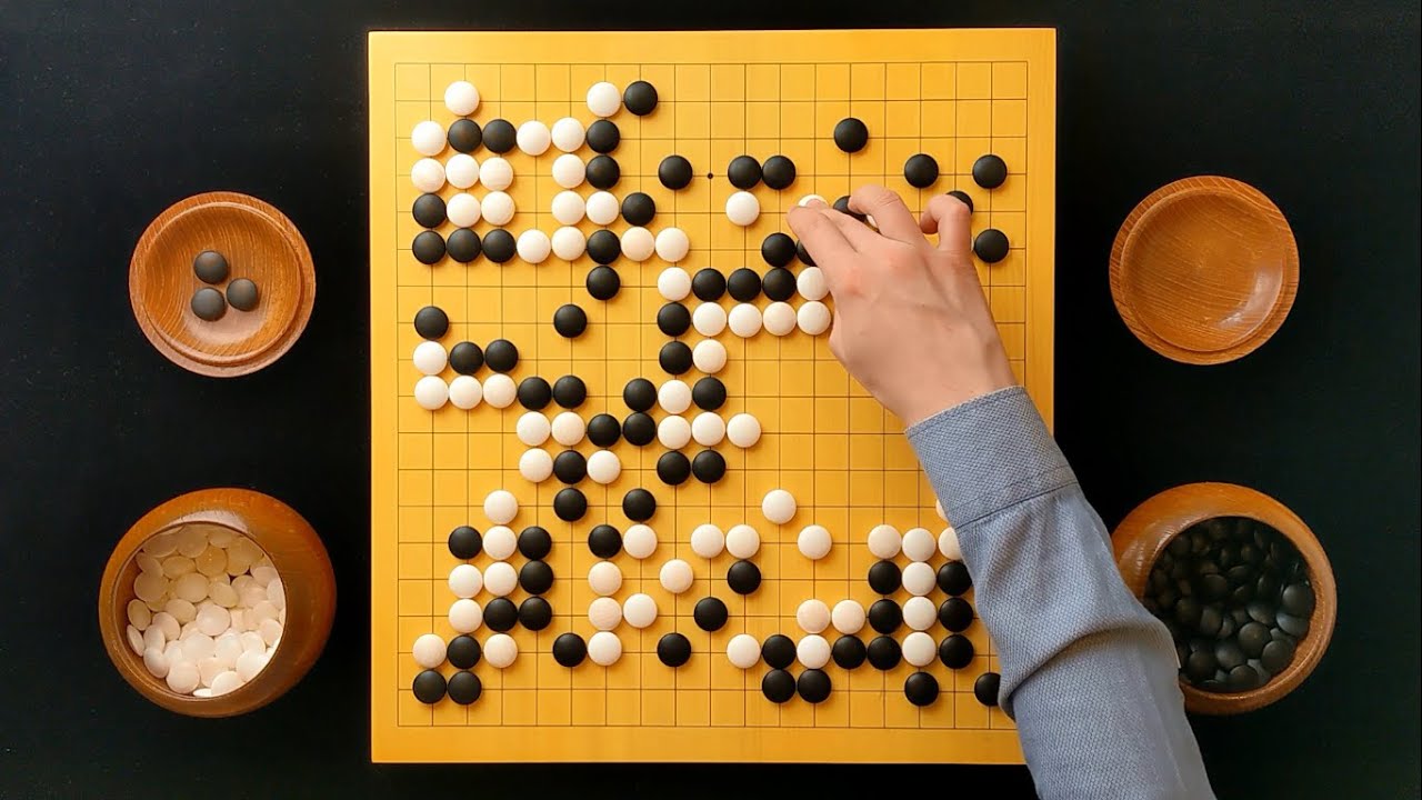 Lee Sedol (Белые) против Ke Jie (Черные) Большой Финал Кубка MLily – Игра Го, ASMR