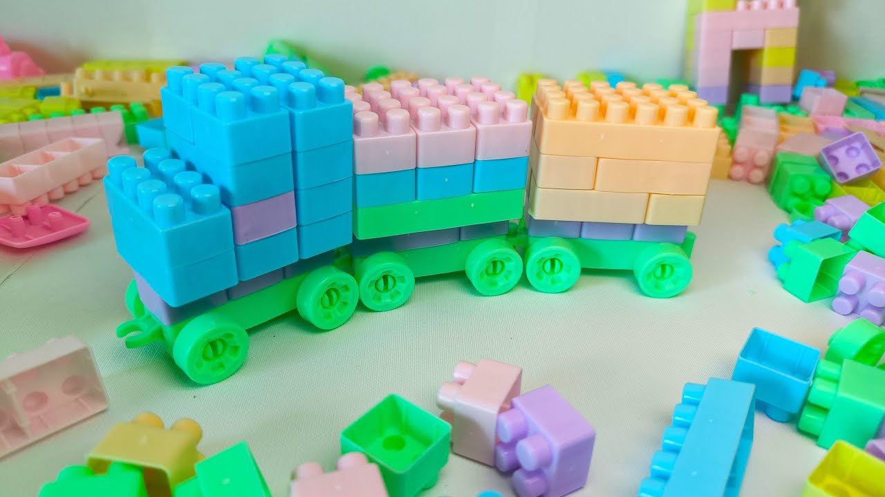 DIY mini LEGO Road Train | DIY | LEGO | BUILDING BLOCK