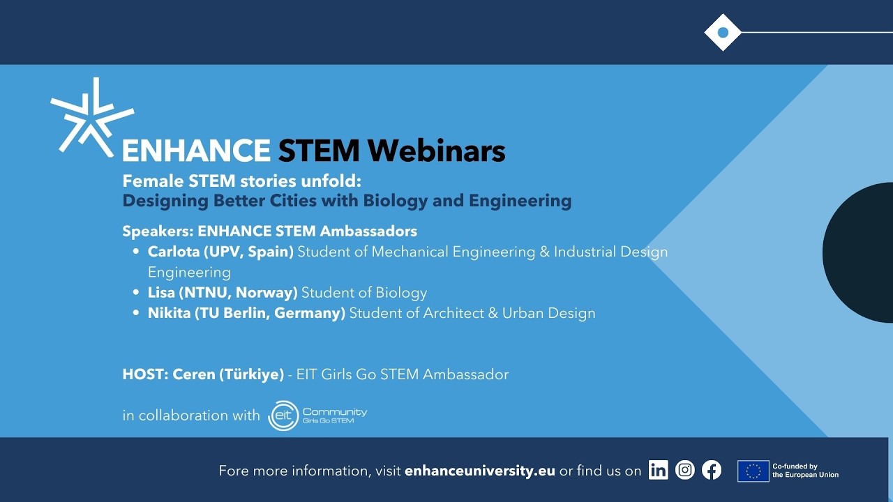 ENHANCE STEM Webinar Series – Female STEM Stories Unfold (March 3, 2026)