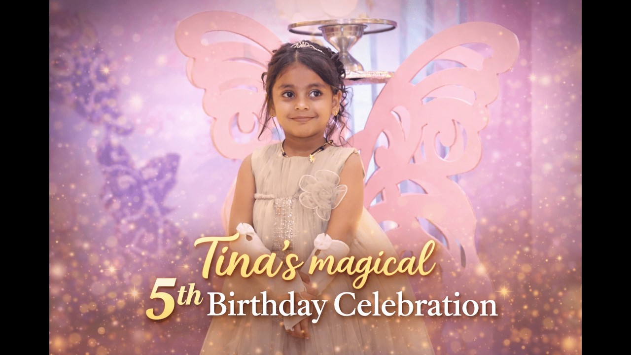 Tina’s 5th Birthday Full Celebration Video 🎀✨ | Grand Party Highlights | Lanshographer India