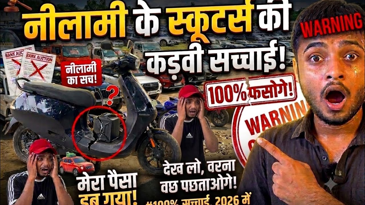 नीलामी की गाड़ी लेके मै फँस गया 😰? | Bank Auction की पूरी सच्चाई | 