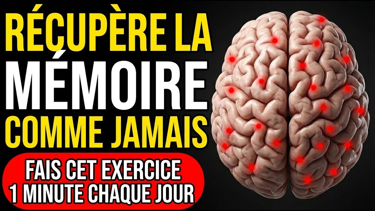 Un neurologue révèle : faites cet exercice seulement 1 minute par jour pour retrouver votre mémoire.