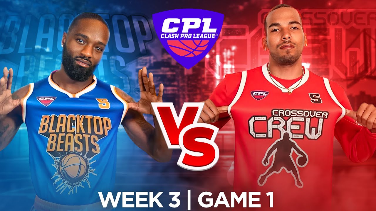 Blacktop Beast vs. Crossover Crew 🏀 Clash Pro League • Week 3
