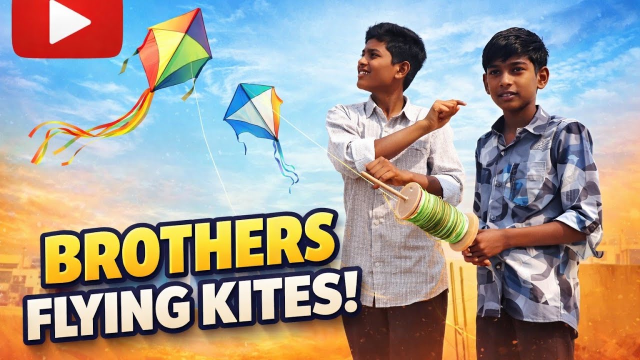 Sky Full of Kites 🪁 | Flying High with My Brothers 🤩