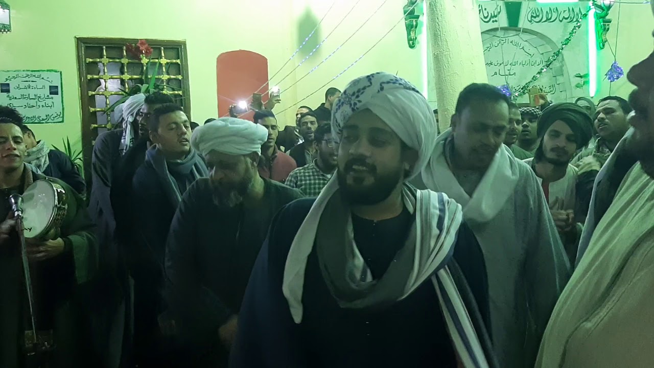 ليلة حفلة ذكرى ابن الإمام الأكبر شيخ الطريقة السعدية سيد يونس الشيباني  بالقاهرة