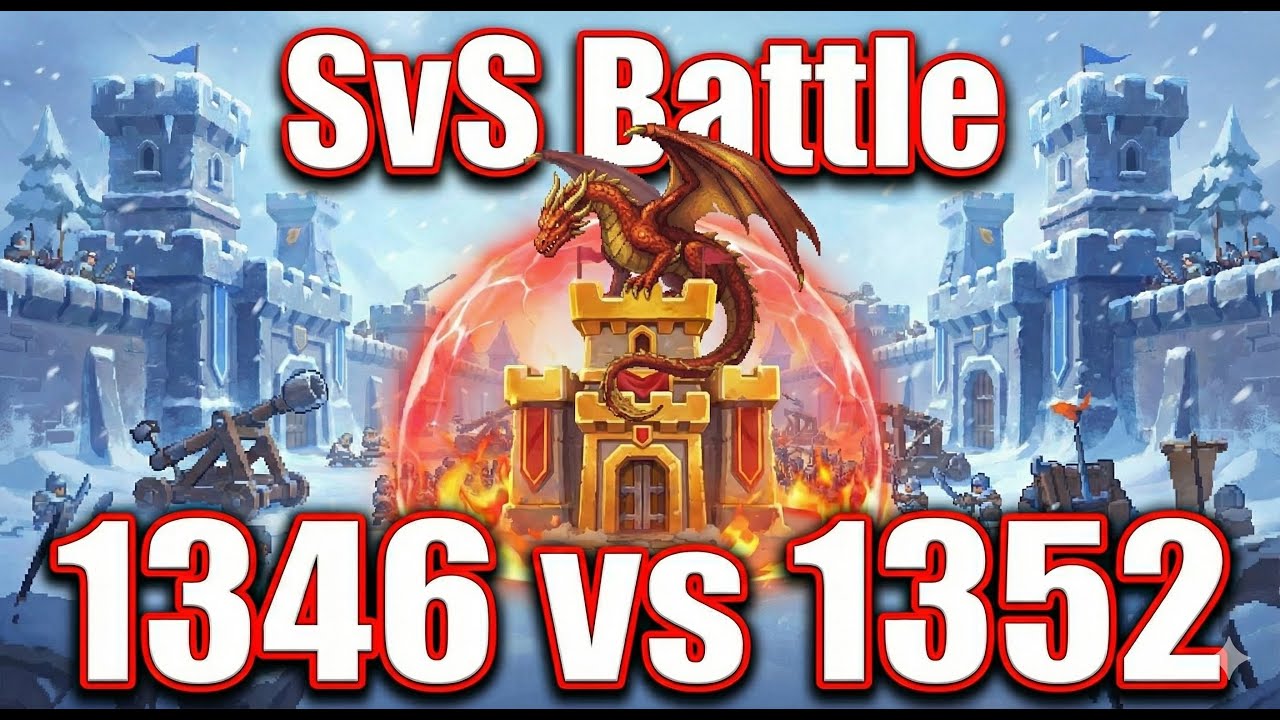 SvS Battle 1346 vs 1352 #whiteoutsurvival