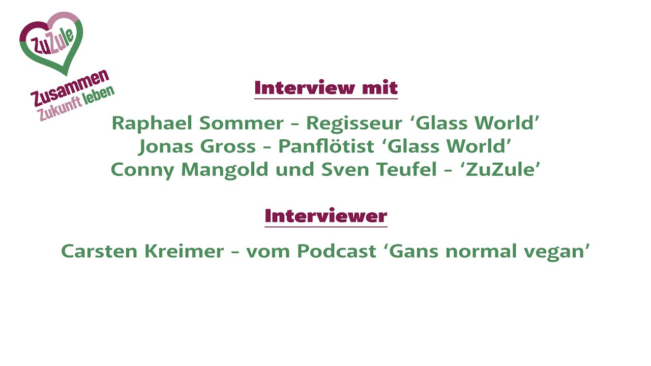 Interview mit dem Regisseur von 'Glass World' zum World Vegan Day Kinoevent 2025