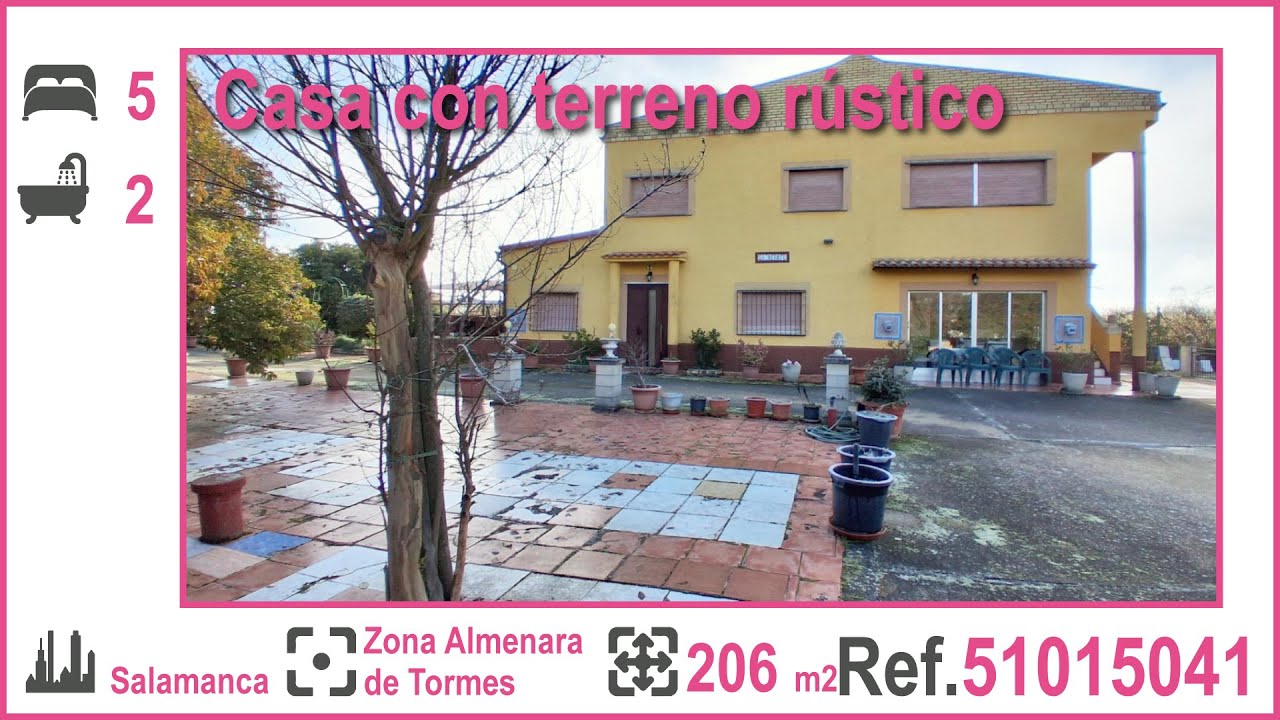 51015041 CASA CON TERRENO RÚSTICO VENTA ALMENARA DE TORMES  Urbis te ofrece una casa con terreno rús